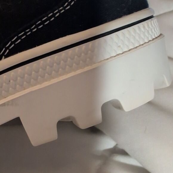 Skechers womens Roadies-true Roots Chunky Black White Tennis Shoes Size 8.5 - Picture 7 of 7